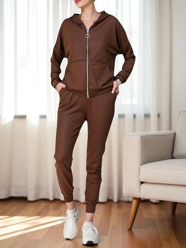 Royalfashion Дамски комплект а'ла кадифе