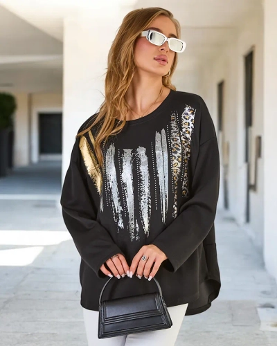 Royalfashion Дамска блуза с принт