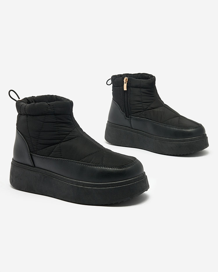 Royalfashion Дамски ботуши за сняг с приплъзване в черно Armeda