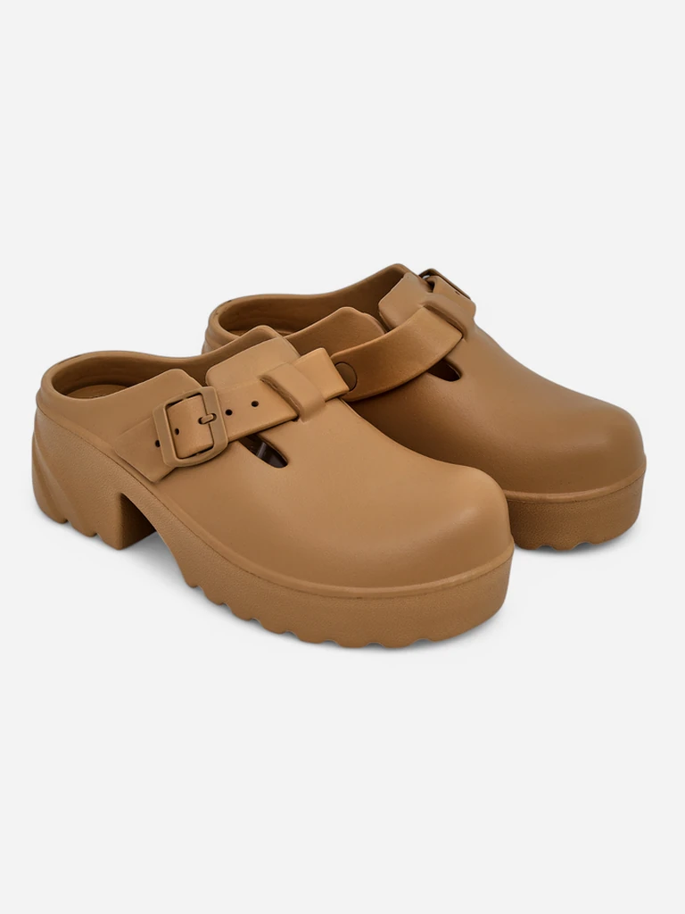 Royalfashion дамски сандали с гумен ток Voxones