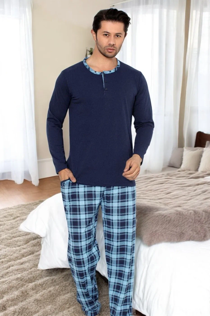 Royalfashion Мъжки Памучни Пижами Херенда