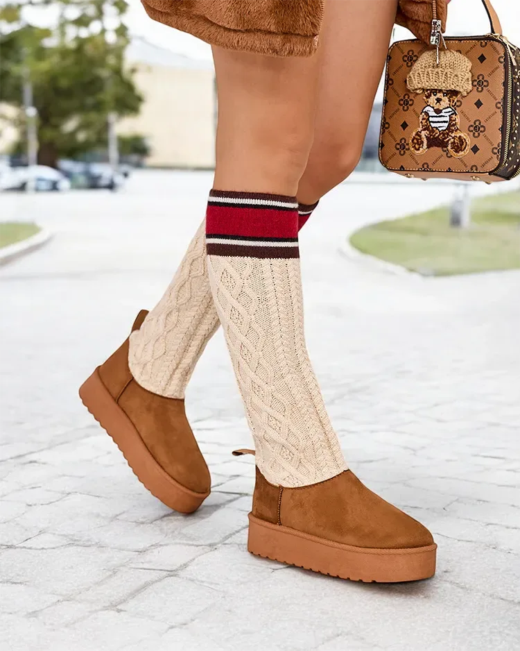 Дамски зимни боти Royalfashion с ботуши, приличащи на чорап Kokumi