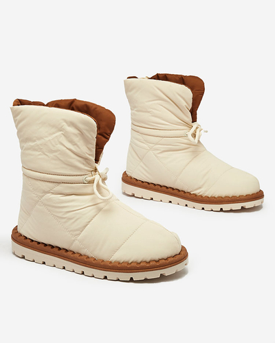 Royalfashion Дамски ботуши за сняг в бежово Nevonsis