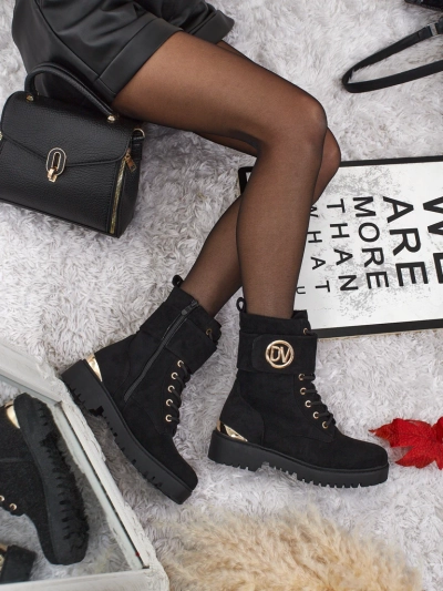 Дамски боти workery с декорации Lorice