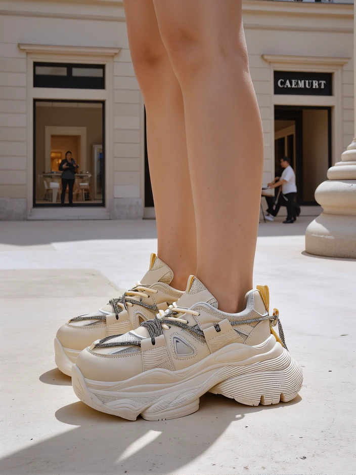 Royalfashion Дамски маратонки на дебела подметка Reterri