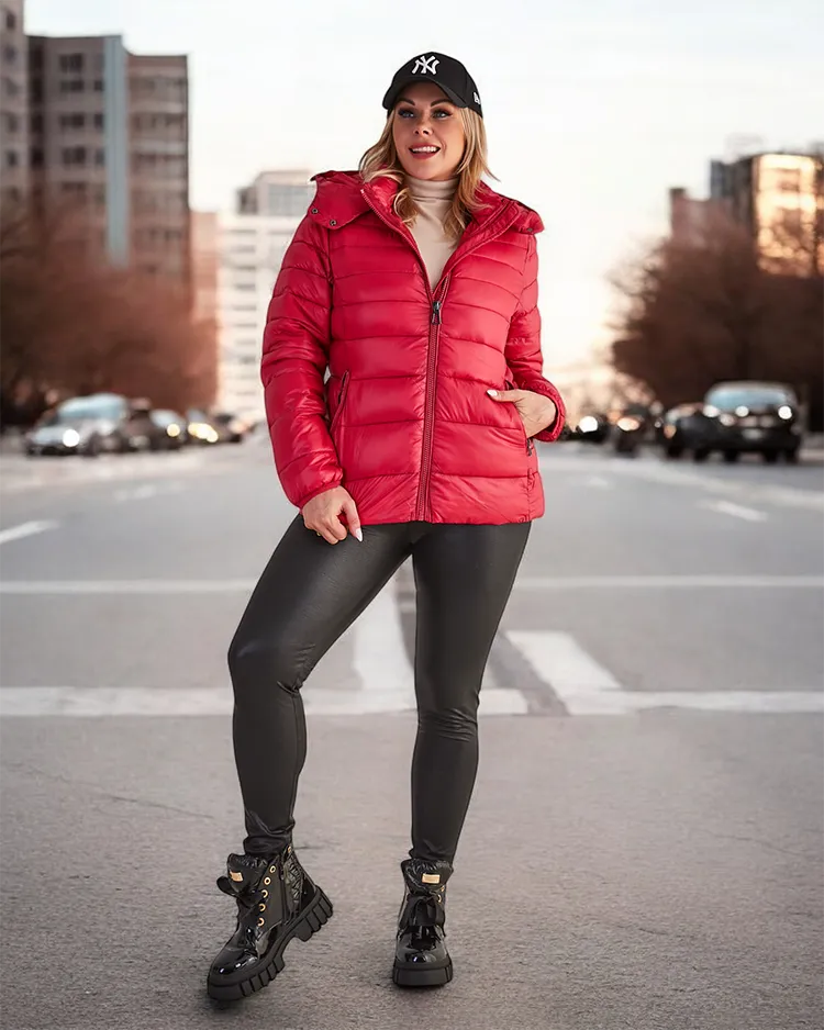 Дамско ватирано зимно яке Royalfashion