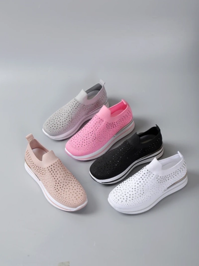 Женски спортни обувки Royalfashion с камъни Ceromie