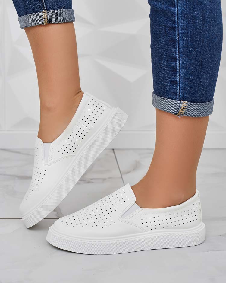 Royalfashion Women's Flequis Openwork Sneakers