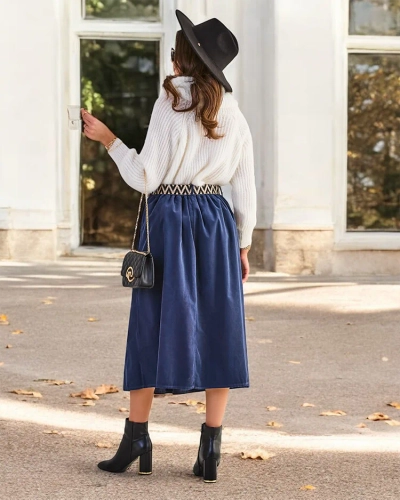 Женска пола до колене на марката Royalfashion