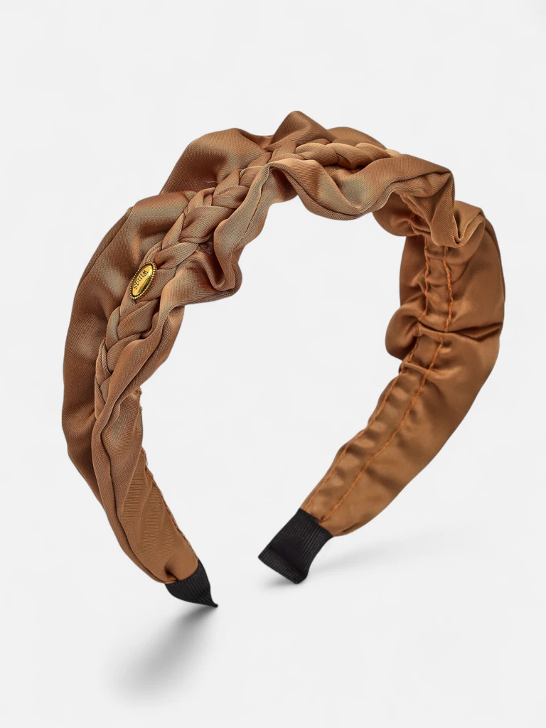 Royalfashion Лента за коса с плитка и набирания