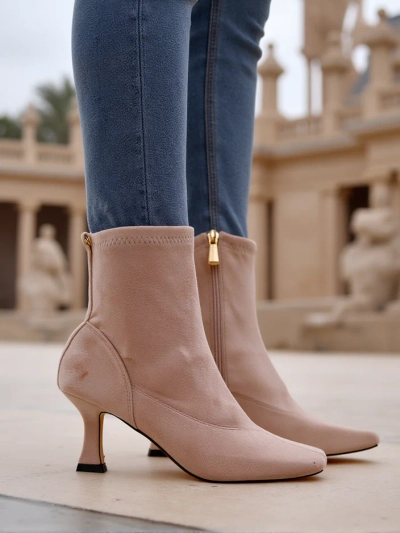 Royalfashion Женски обувки с висок ток до глезена Lanoi