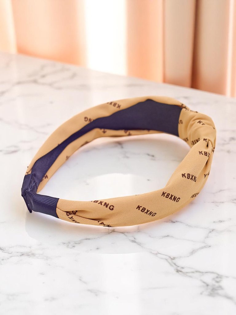 Royalfashion Плетена диадема с шарка Графит Boom