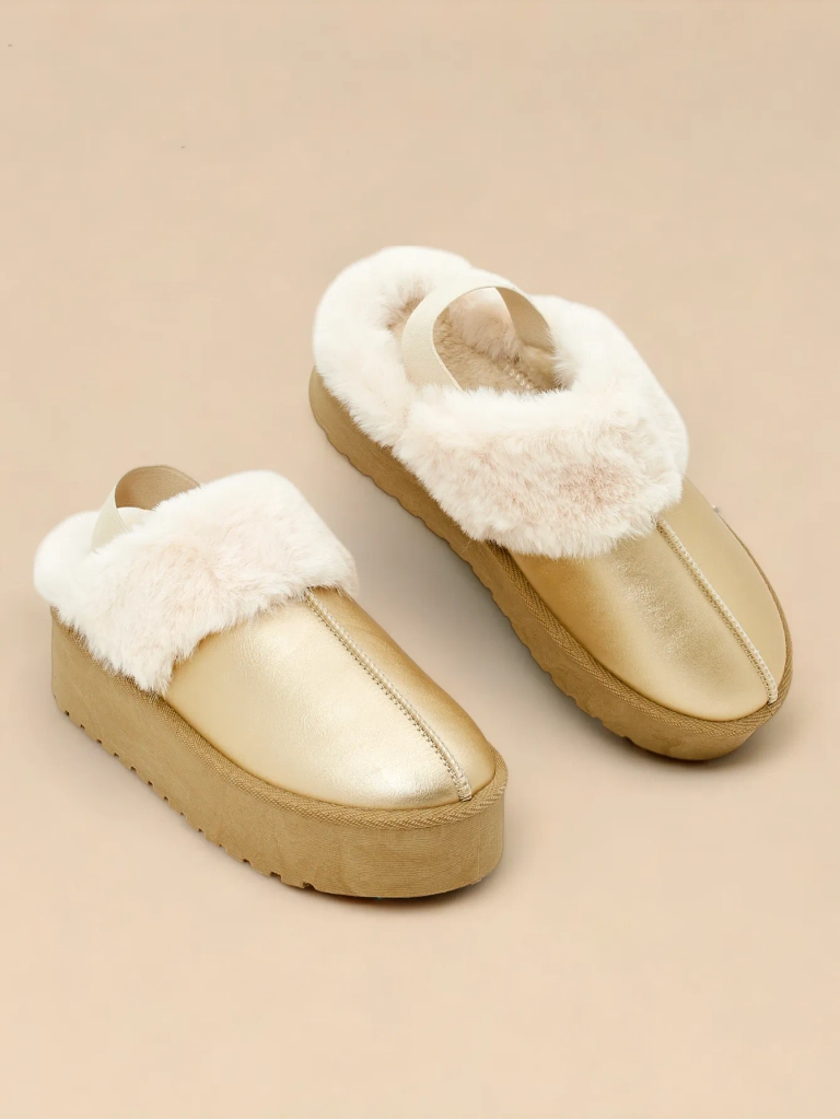 Royalfashion Къси женски боти без ток в стил на снежни боти за жени Ebiz