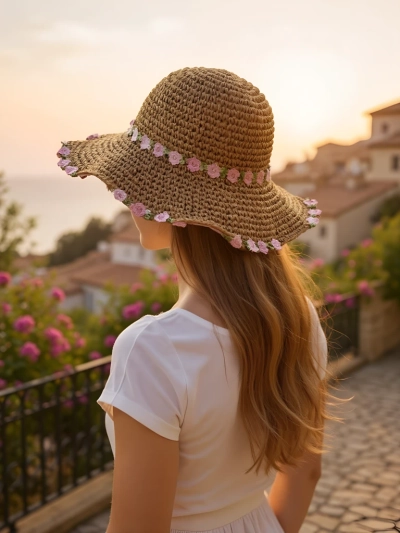 Royalfashion Дамска сламена шапка Malvera