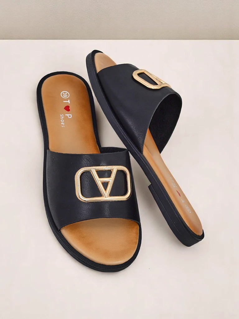 Royalfashion дамски сандали с плоска подметка Ohanna