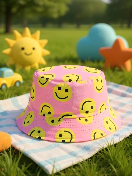 Royalfashion Детска шапка тип кофа Color Splash Bucket