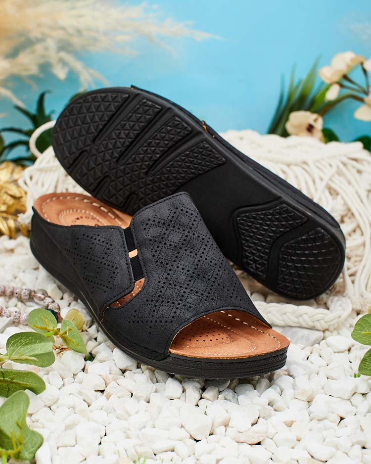 Royalfashion Дамски джапанки Mino с плоска подметка