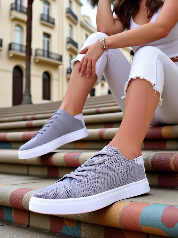 Royalfashion Дамски текстилни спортни обувки Esellaf