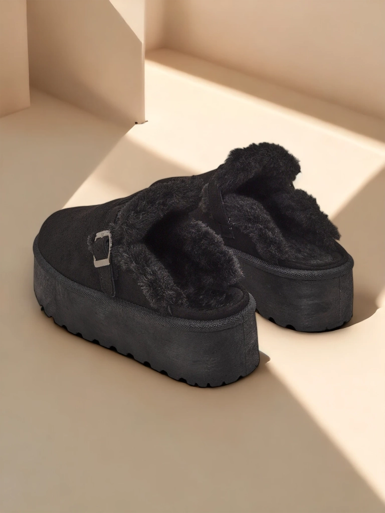 Royalfashion Къси глезенови ботуши без токчета за жени Поктес