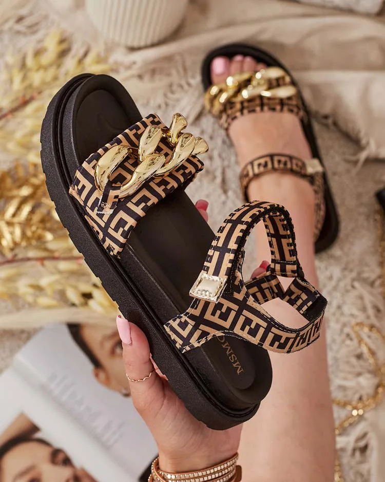 Royalfashion Дамски сандали с верижка Orette