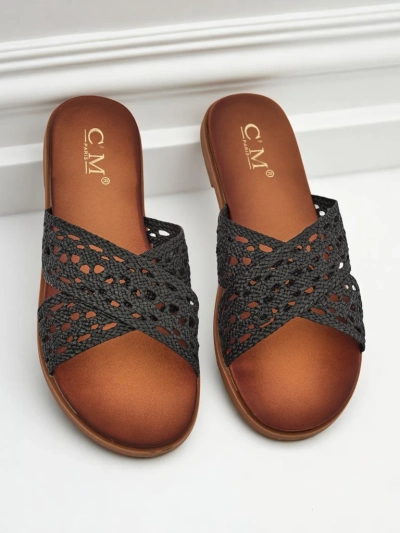 Royalfashion Дамски чехли с равна подметка Ella Brooke