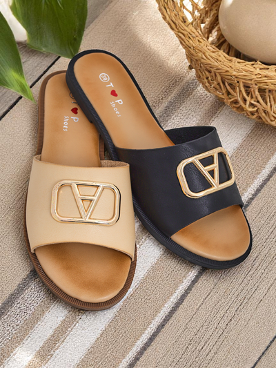 Royalfashion дамски сандали с плоска подметка Ohanna