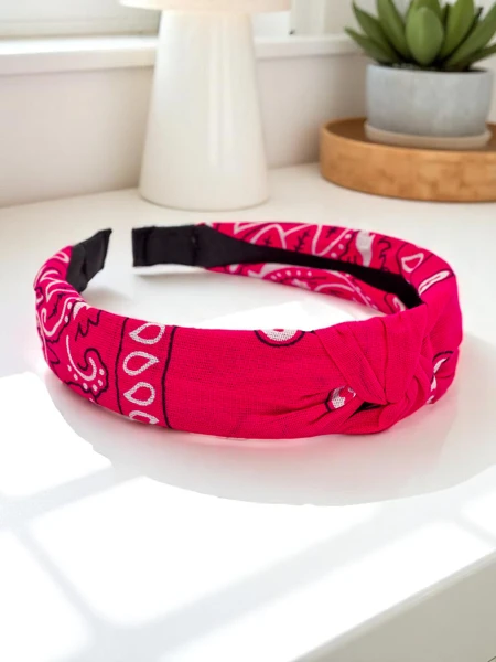 Royalfashion Десенчеста лента за коса Lena