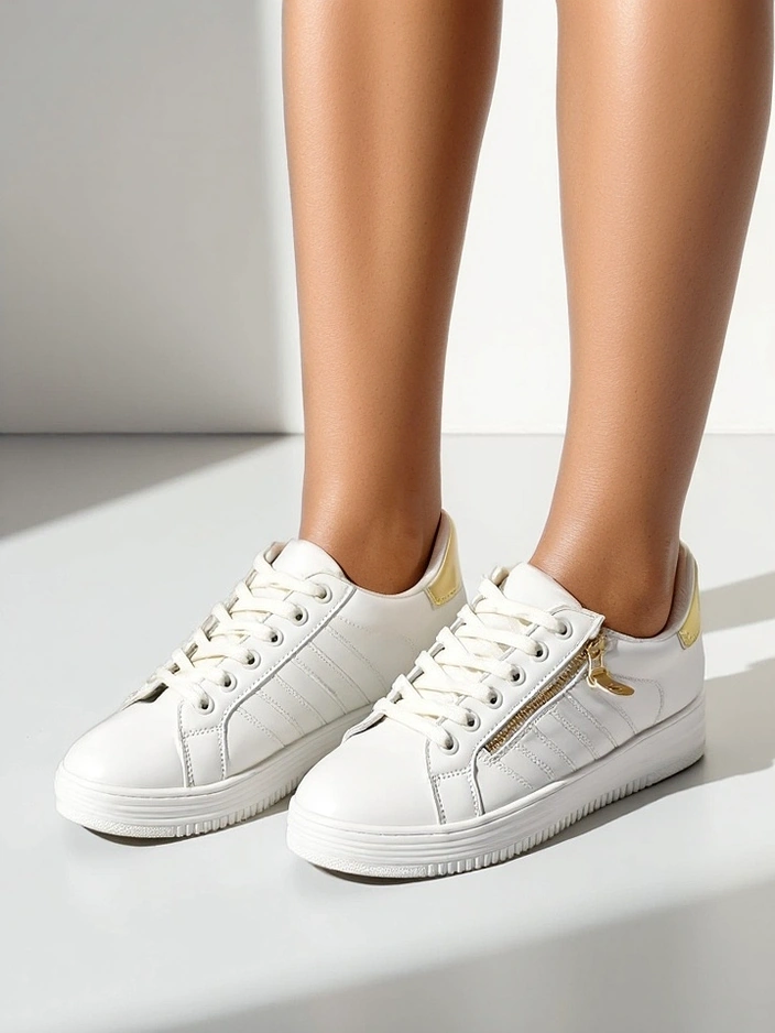 Royalfashion Женски спортни маратонки с декоративен цип Evrove