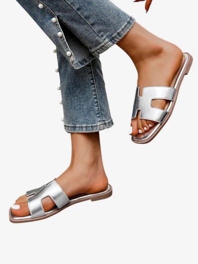 Royalfashion Женски чехли с плоска подметка Eval