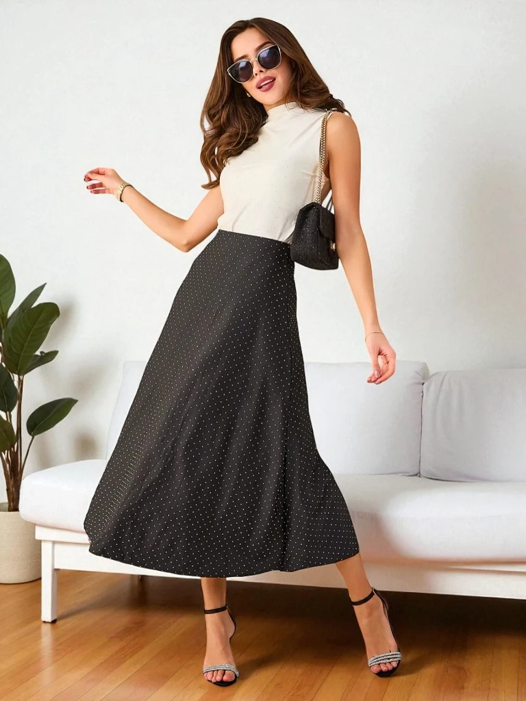 Дамска миди пола от Royalfashion