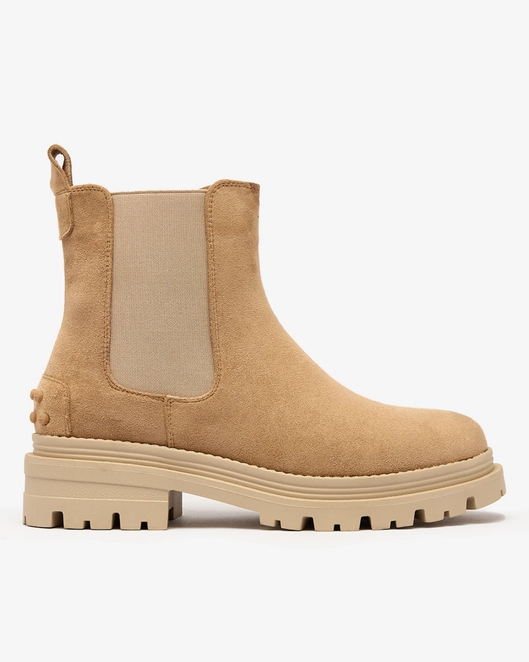 Royalfashion Дамски ботуши с изолация в цвят камила Comfy Walk