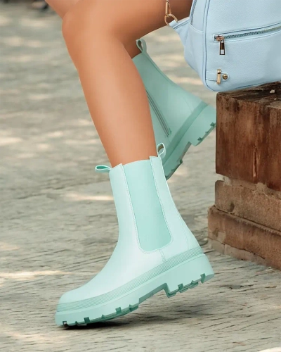 Дамски ботуши от естествена кожа Royalfashion Eko Дамските ботуши Ereste