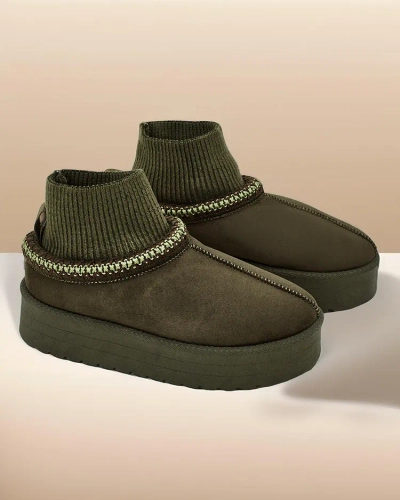 Royalfashion Къси снежни ботуши за жени Narorzi