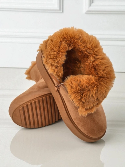 Royalfashion Къси дамски боти тип сноубутс Aurelia Classico