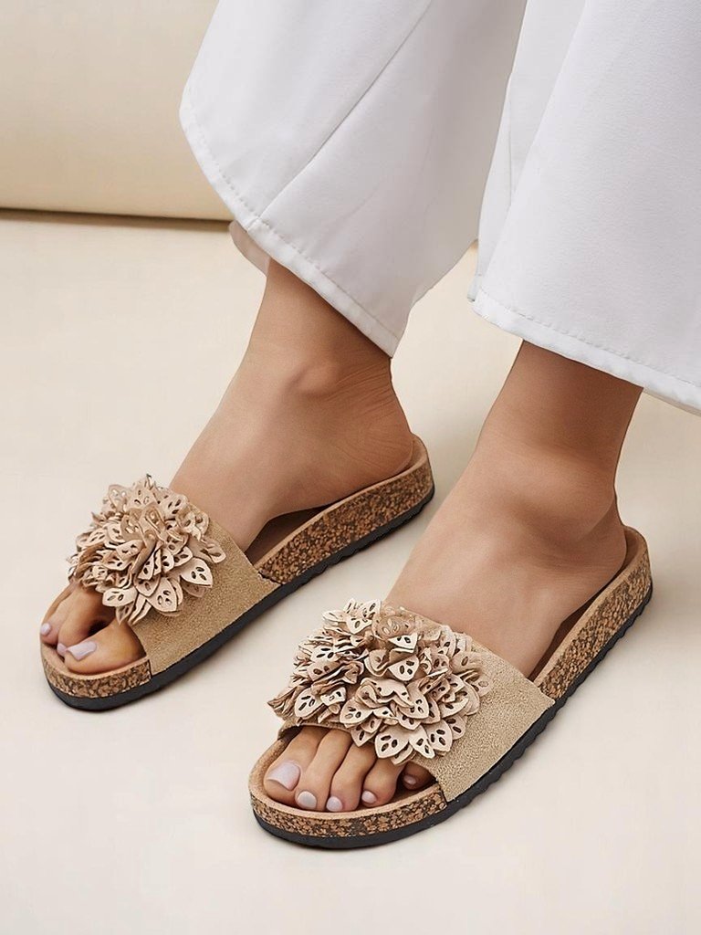 Royalfashion дамски сандали с цветя Occes