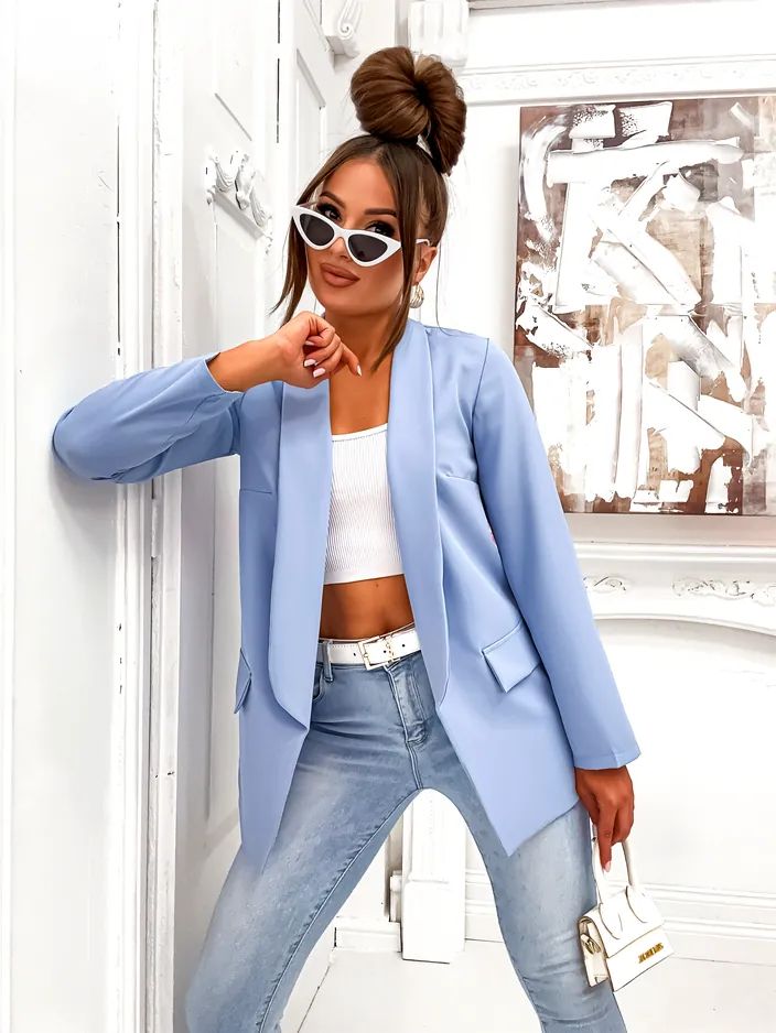 Женско сако Royalfashion без закопчаване Елегантно