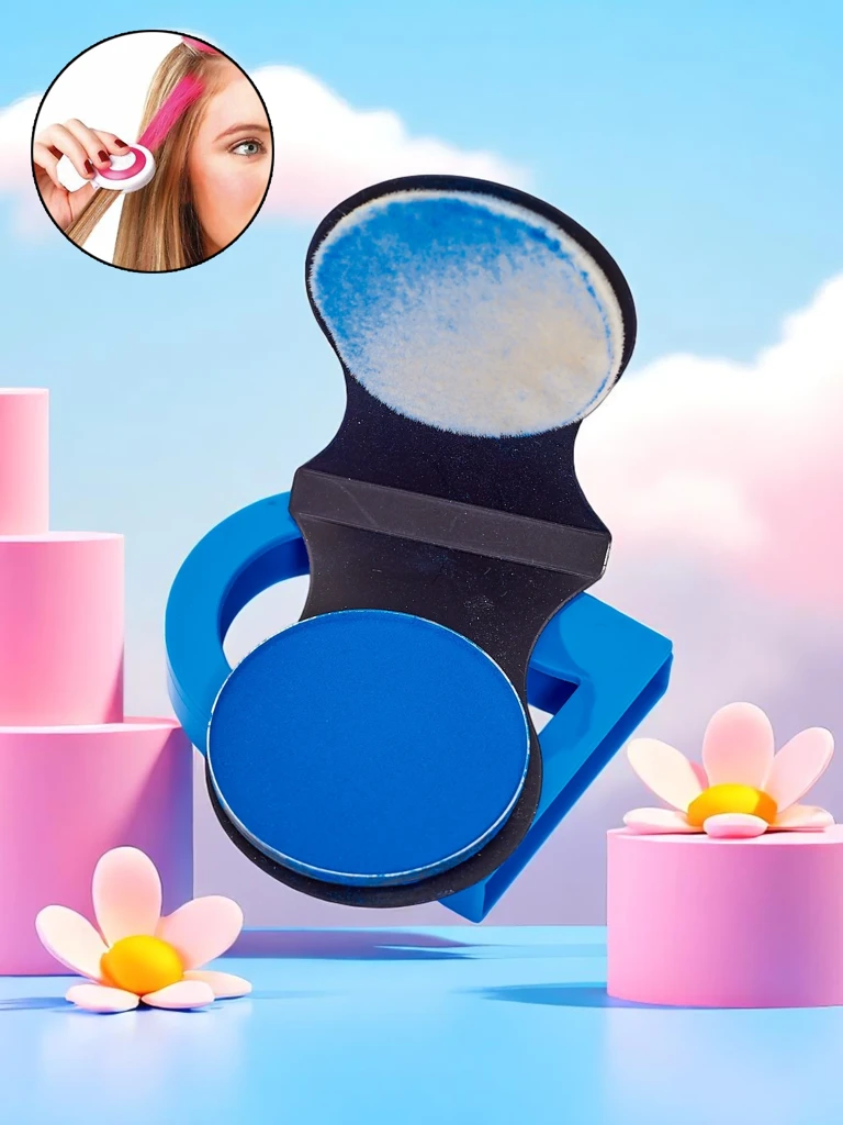 Боя за коса с тебешир Синя