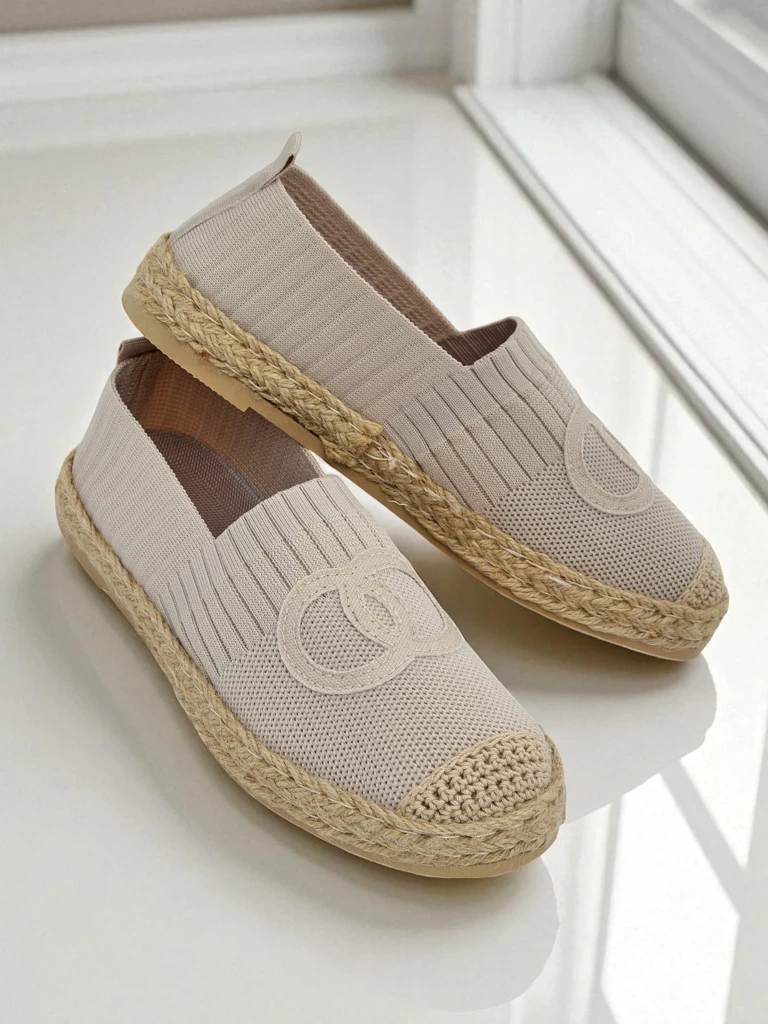 Aurelia Espadrile Royalfashion Бежови – Плоски дамски обувки тип „slip-on“