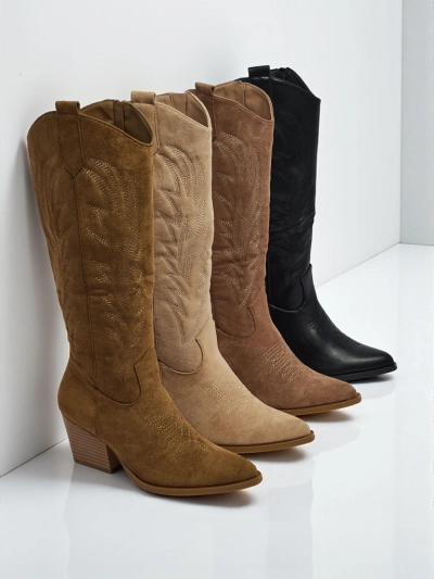 Дамски ботуши тип каубойки Marivelle