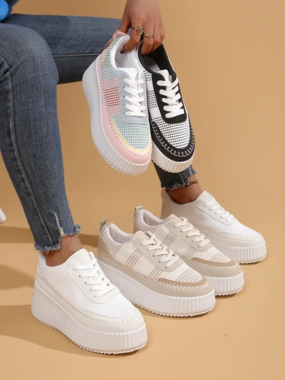 Royalfashion дамски платформа кецове Siserra