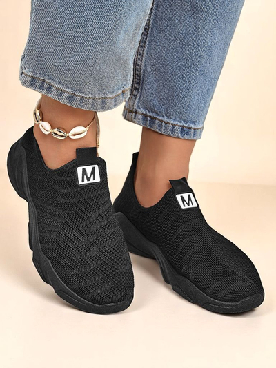 Royalfashion Дамски спортни обувки Flex Move от плат, които се обуват лесно