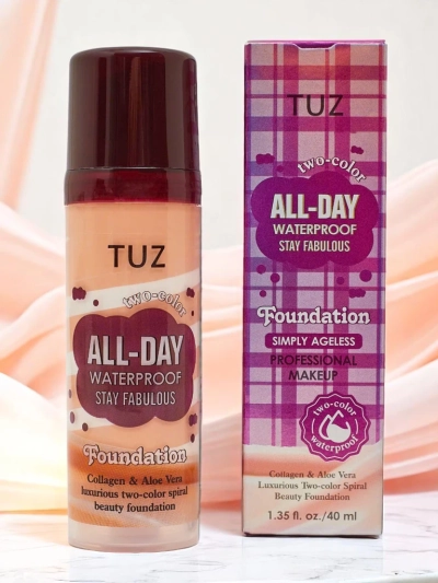 Хидратиращ двуцветен фон дьо тен за лице с колаген Бежов