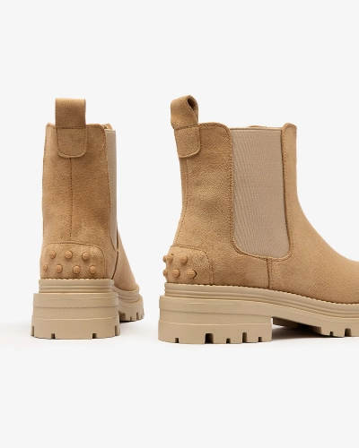 Royalfashion Дамски ботуши с изолация в цвят камила Comfy Walk