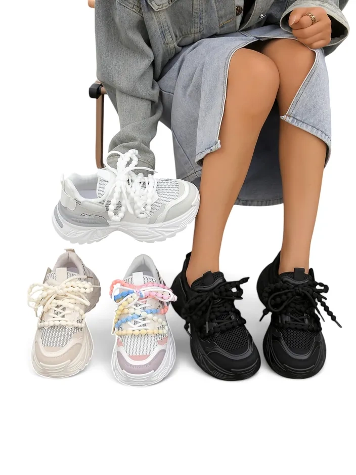 Спортни маратонки Royalfashion за жени на по-дебела подметка Loness