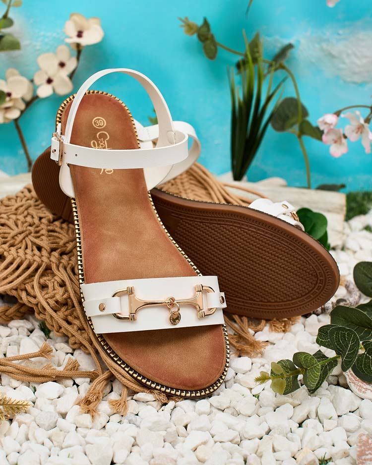 Royalfashion Декорирани дамски сандали Umbe