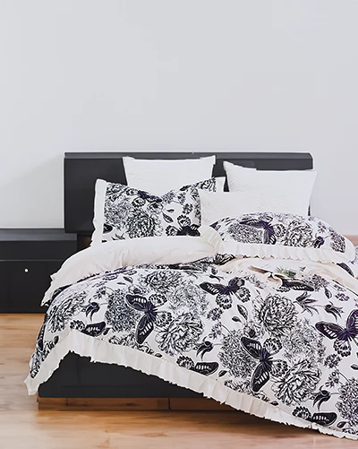 Royalfashion Персонализиран спален комплект с дантела 160x200, 3 части