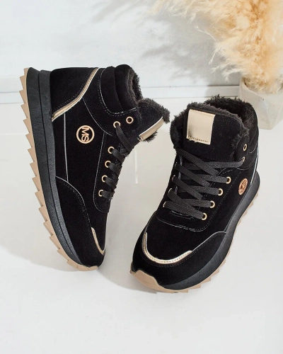 Royalfashion Затоплени дамски маратонки с кожа Casill