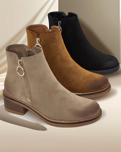 Дамски глезенови боти Royalfashion Мило