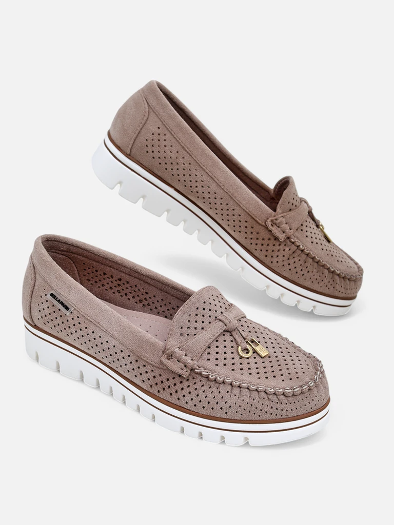 Royalfashion Дамски перфорирани мокасини Elissas