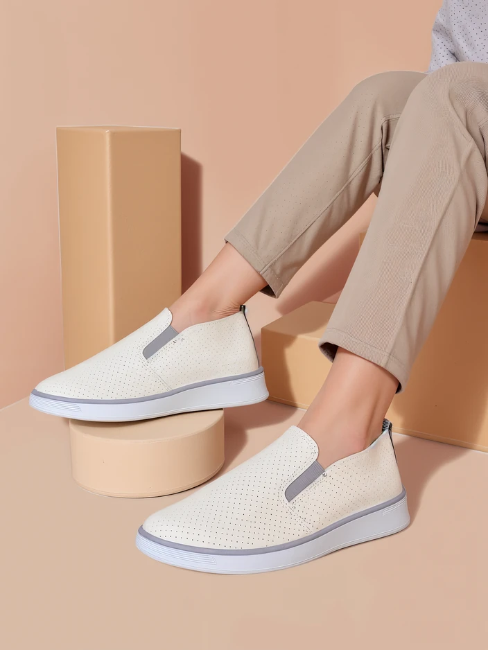 Royalfashion Дамски перфорирани спортни обувки Musio